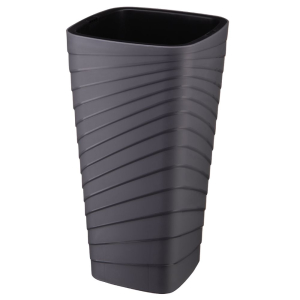 Doniczka kwadratowa TWISTA 30x56cm szary